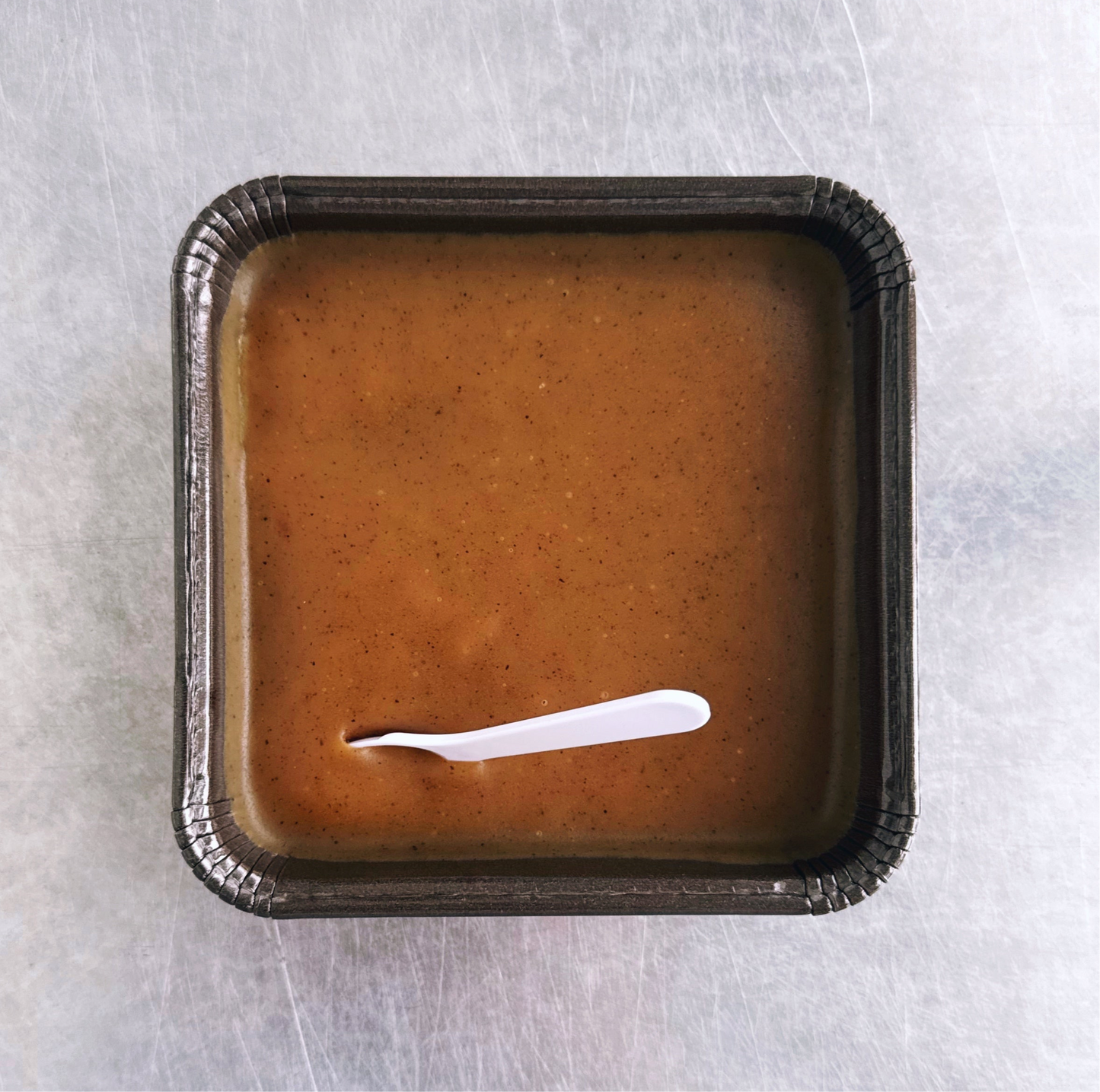 Spiced Caramel Apple Brownie