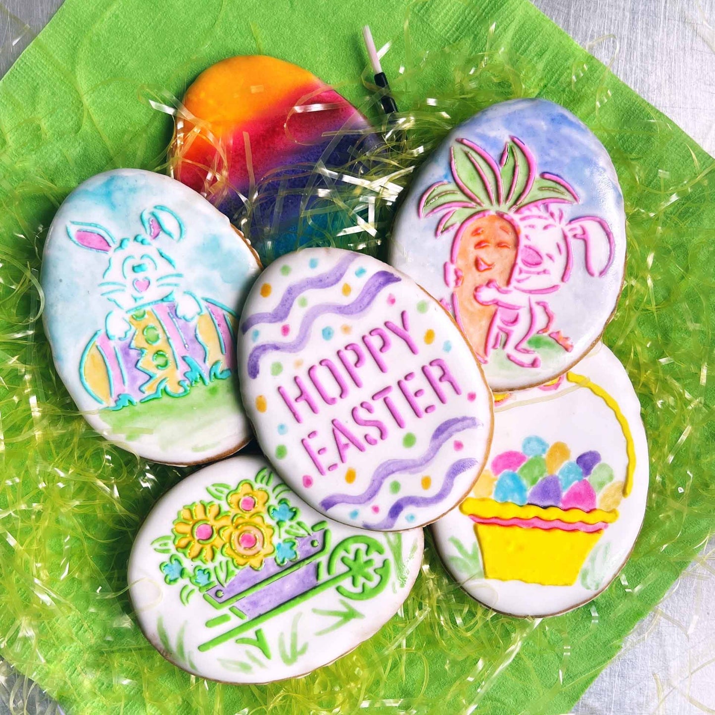 Paint Your Own Easter Cookies