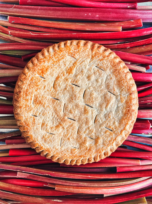 Rhubarb Pie SATURDAY PREORDER (Local Delivery Only)