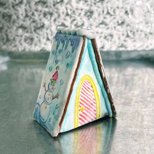 Paint Your Own Gingerbread House
